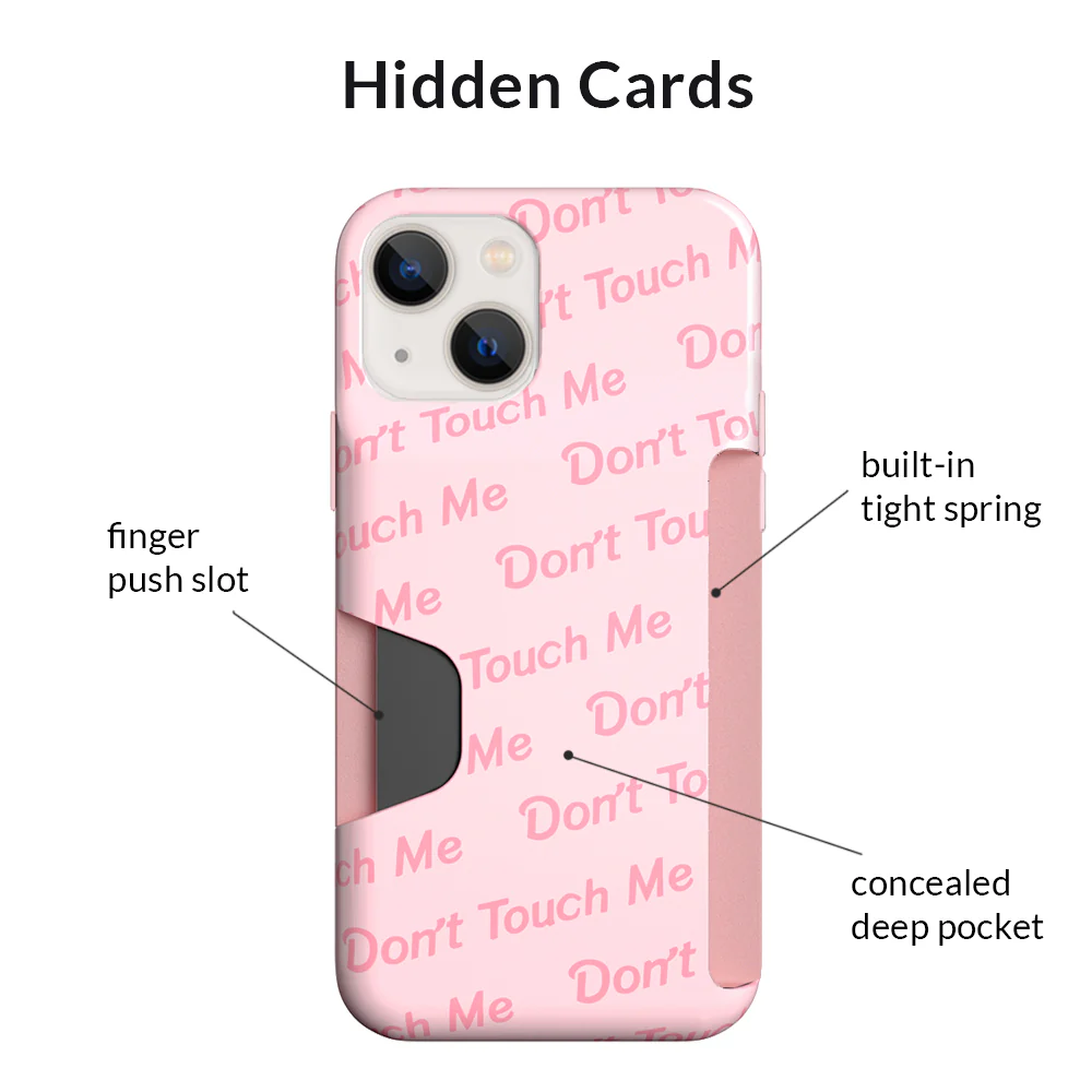 Don't Touch Me iPhone Wallet Case - Image 28