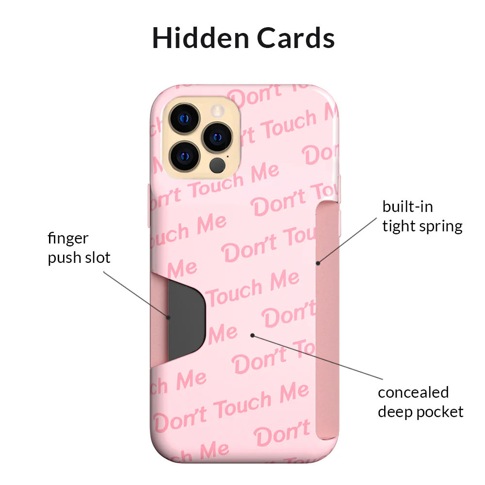 Don't Touch Me iPhone Wallet Case - Image 44