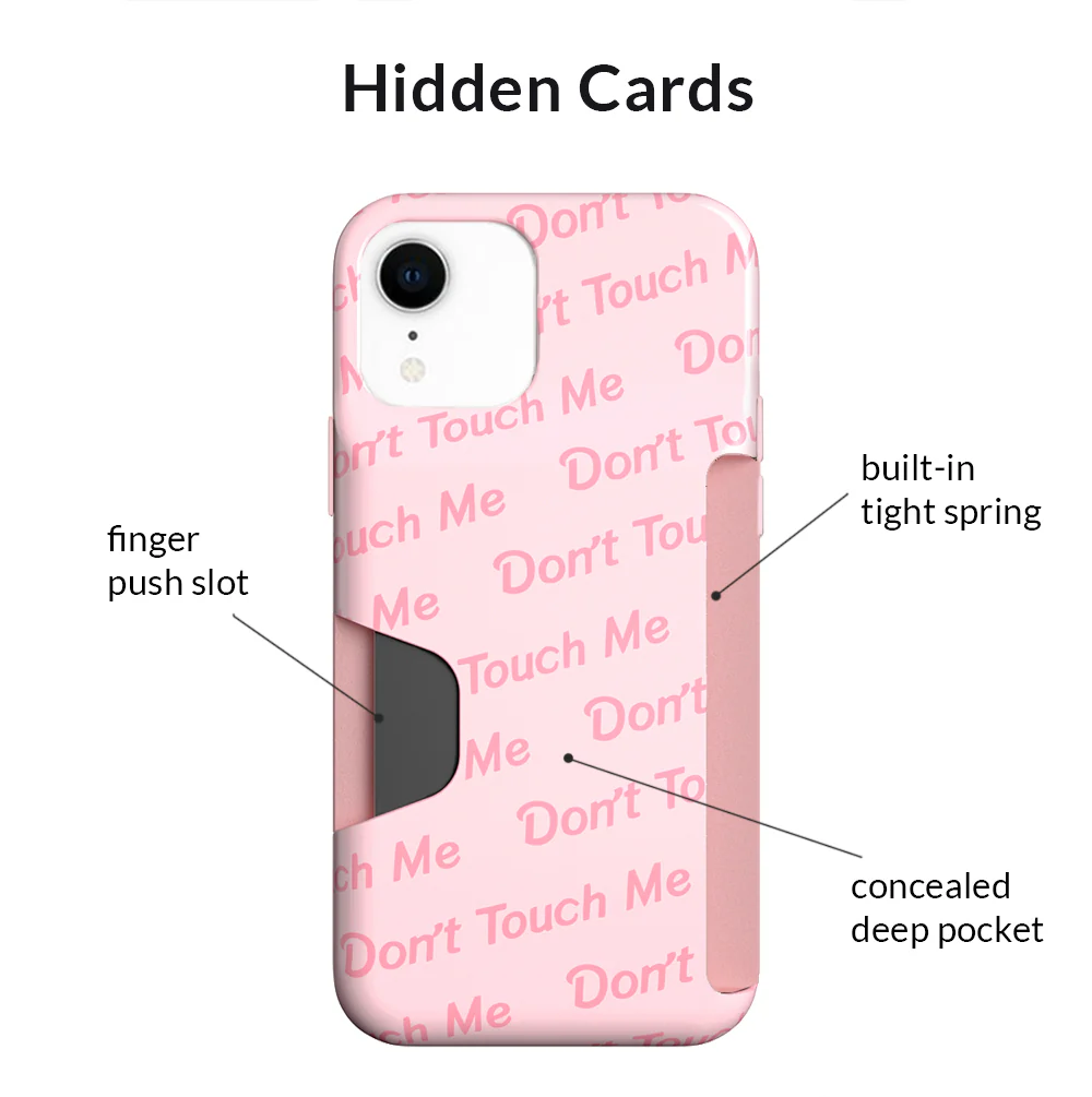 Don't Touch Me iPhone Wallet Case - Image 68