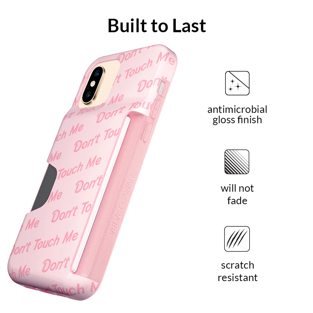 Don't Touch Me iPhone Wallet Case - Image 8
