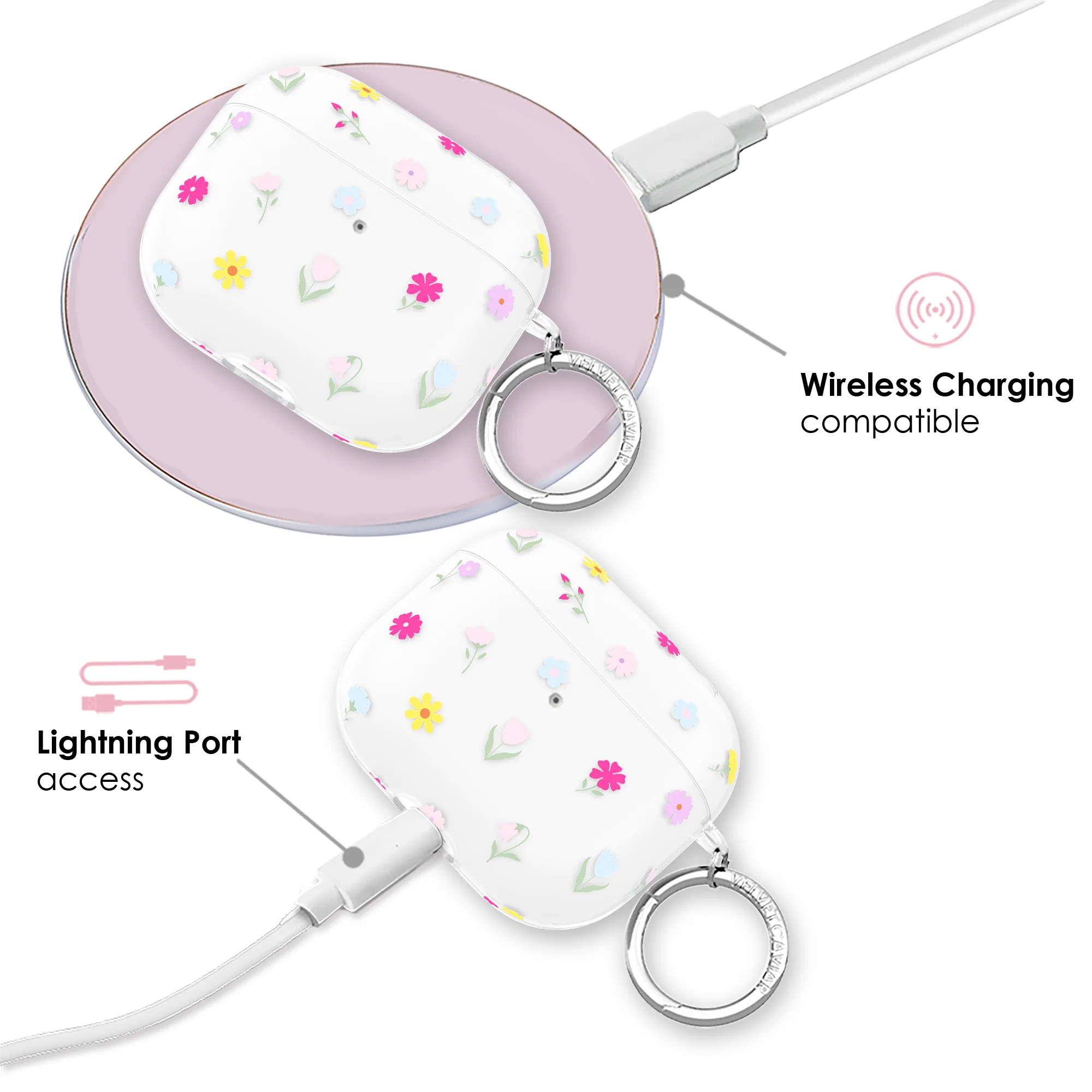 Dreamy Meadow Floral AirPod Case - Image 10