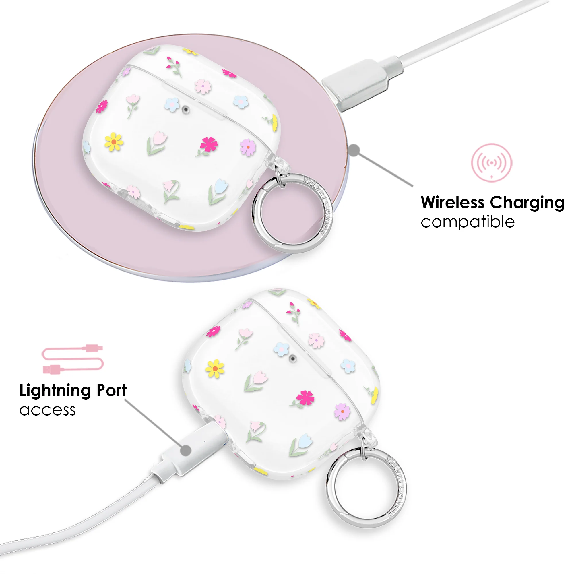 Dreamy Meadow Floral AirPod Case - Image 16