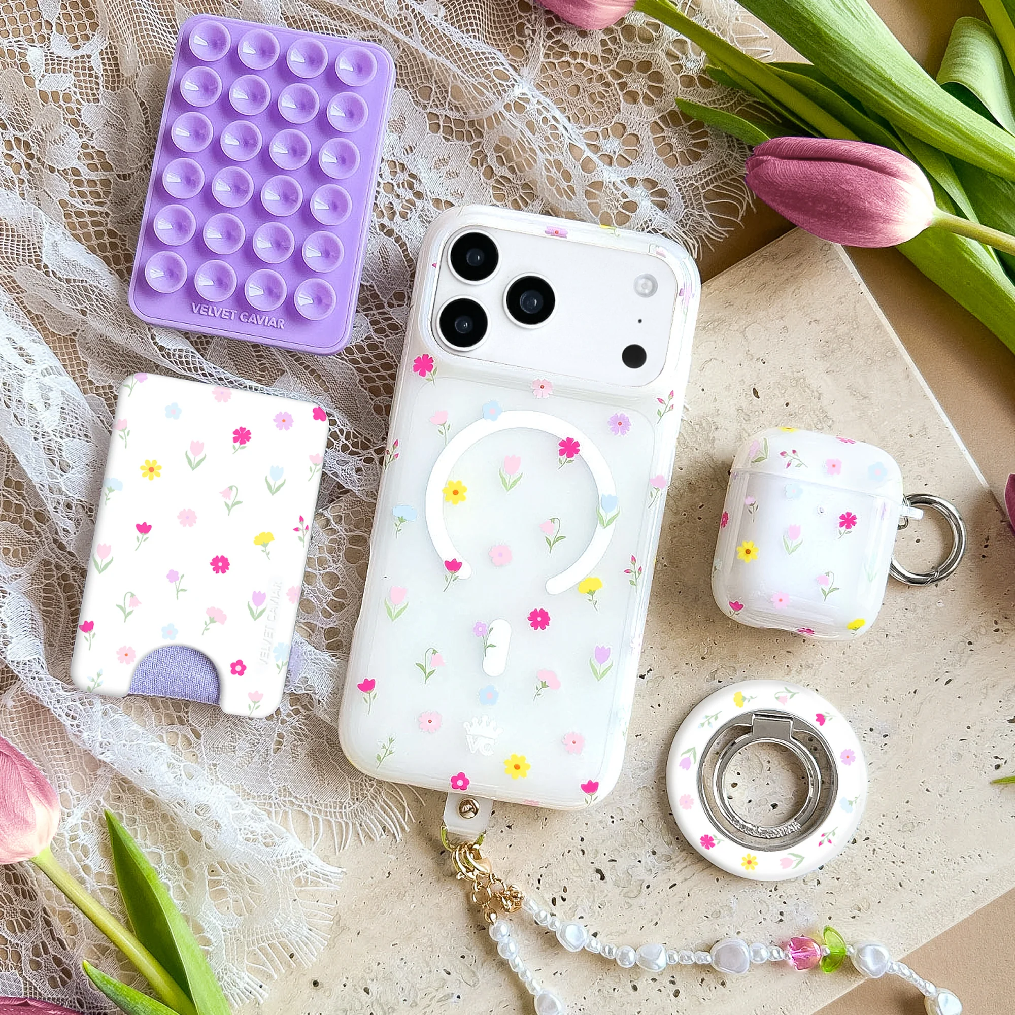 Dreamy Meadow Floral AirPod Case - Image 18