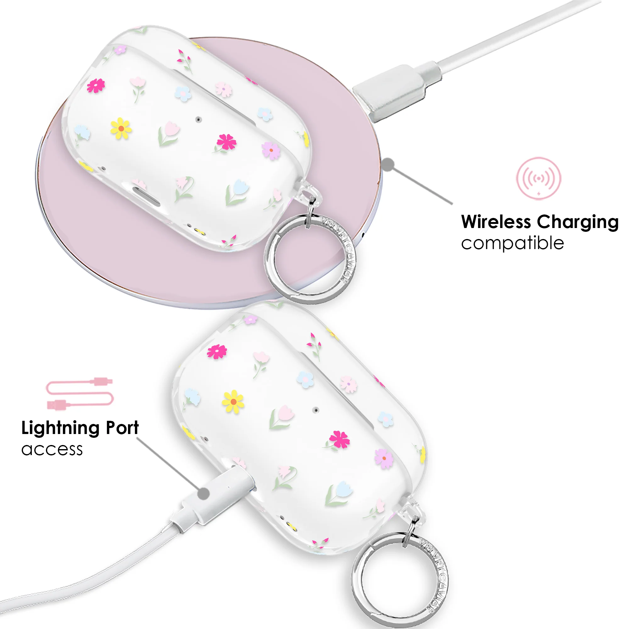 Dreamy Meadow Floral AirPod Case - Image 22