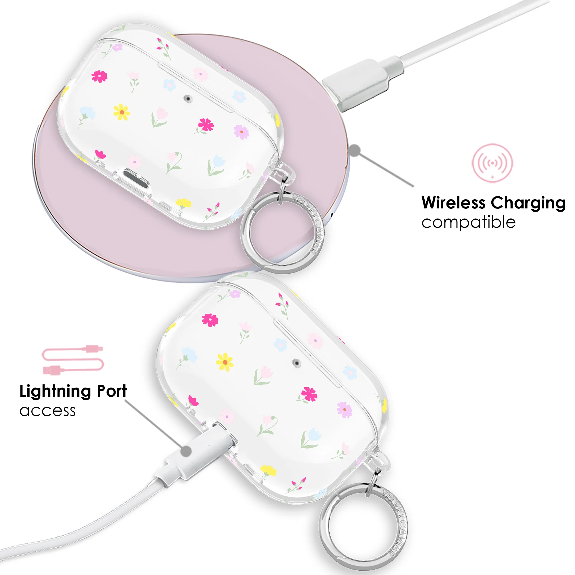 Dreamy Meadow Floral AirPod Case - Image 28