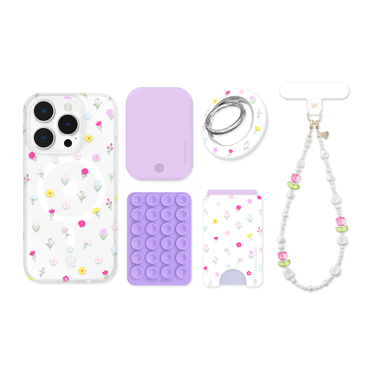 Dreamy Meadow Floral iPhone Bundle Set - Image 15