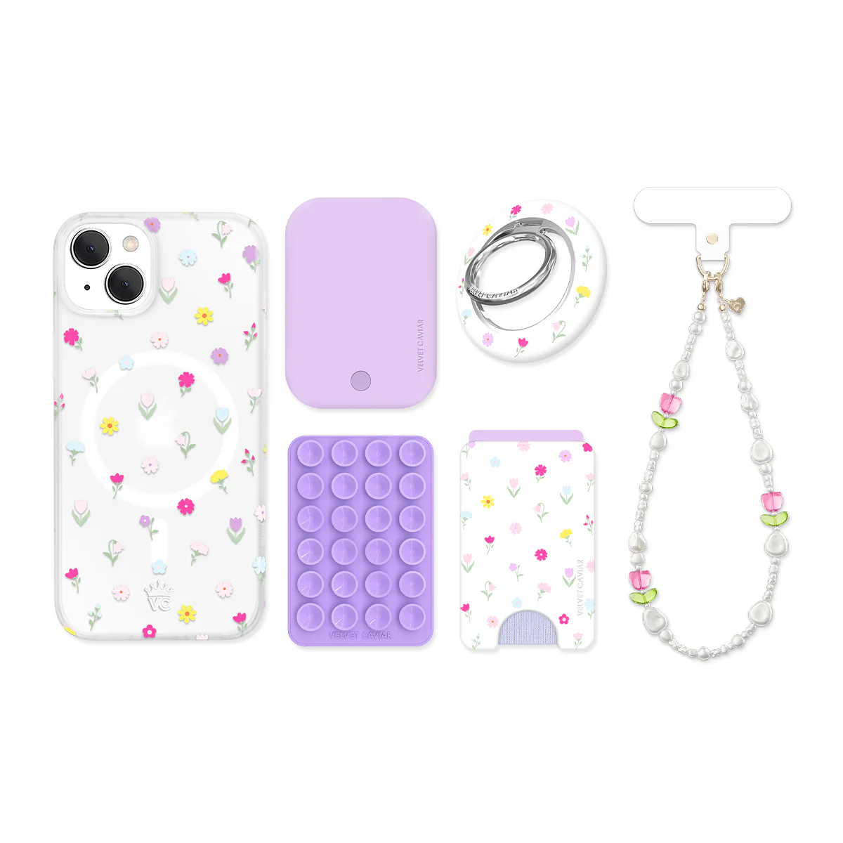 Dreamy Meadow Floral iPhone Bundle Set - Image 29