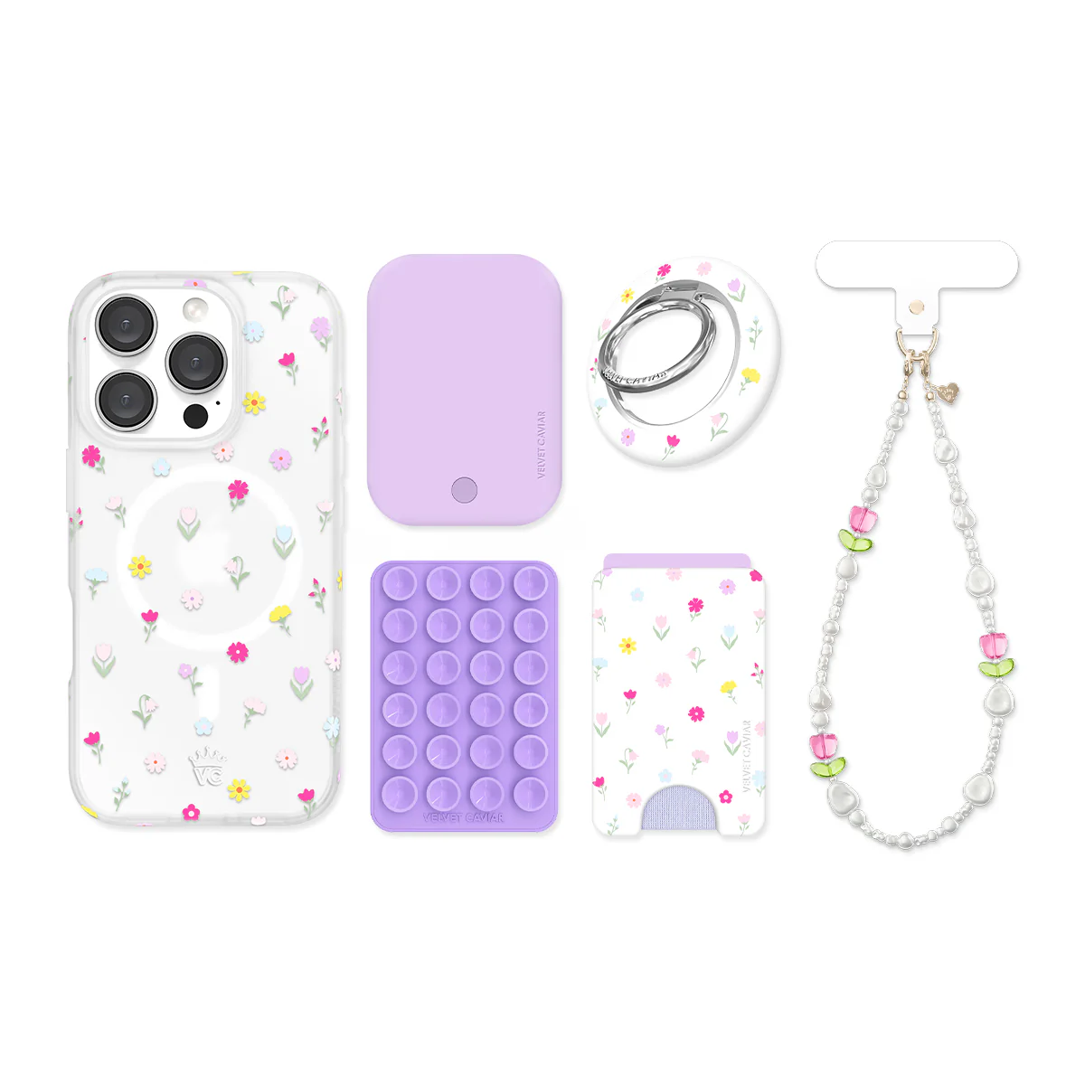 Dreamy Meadow Floral iPhone Bundle Set - Image 71