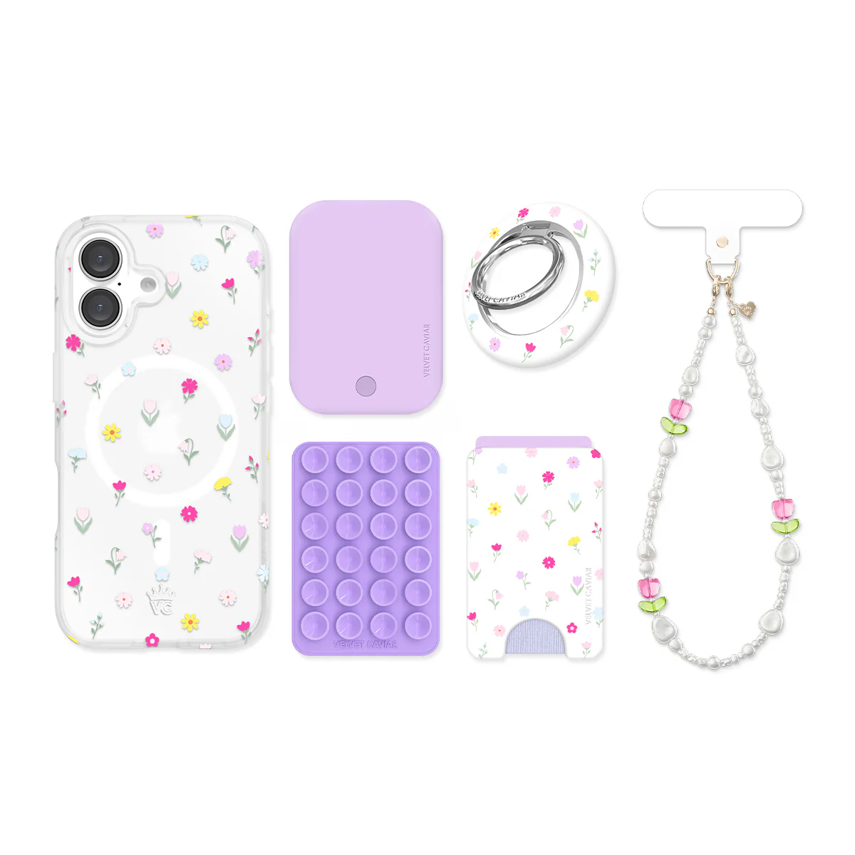 Dreamy Meadow Floral iPhone Bundle Set - Image 78