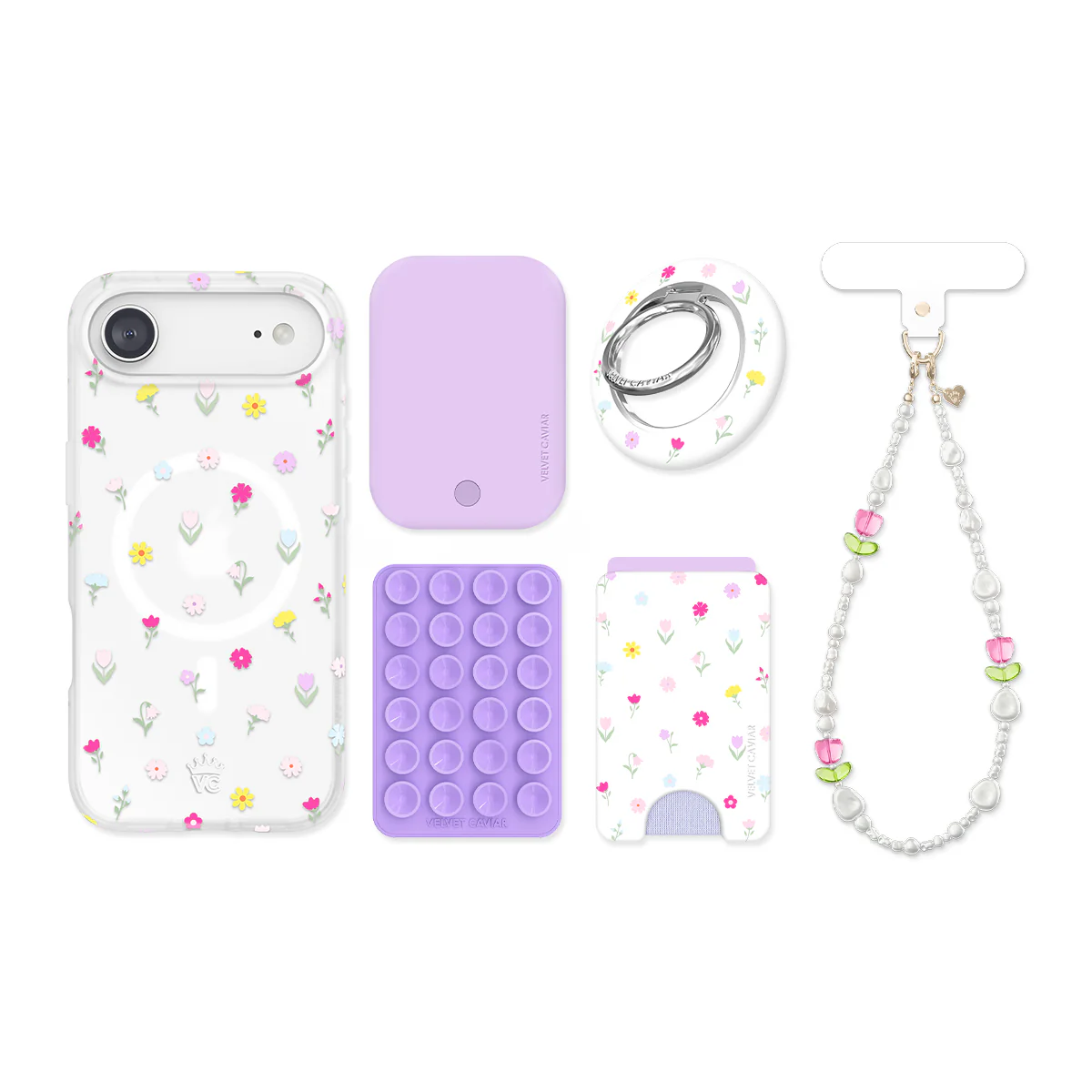 Dreamy Meadow Floral iPhone Bundle Set - Image 85