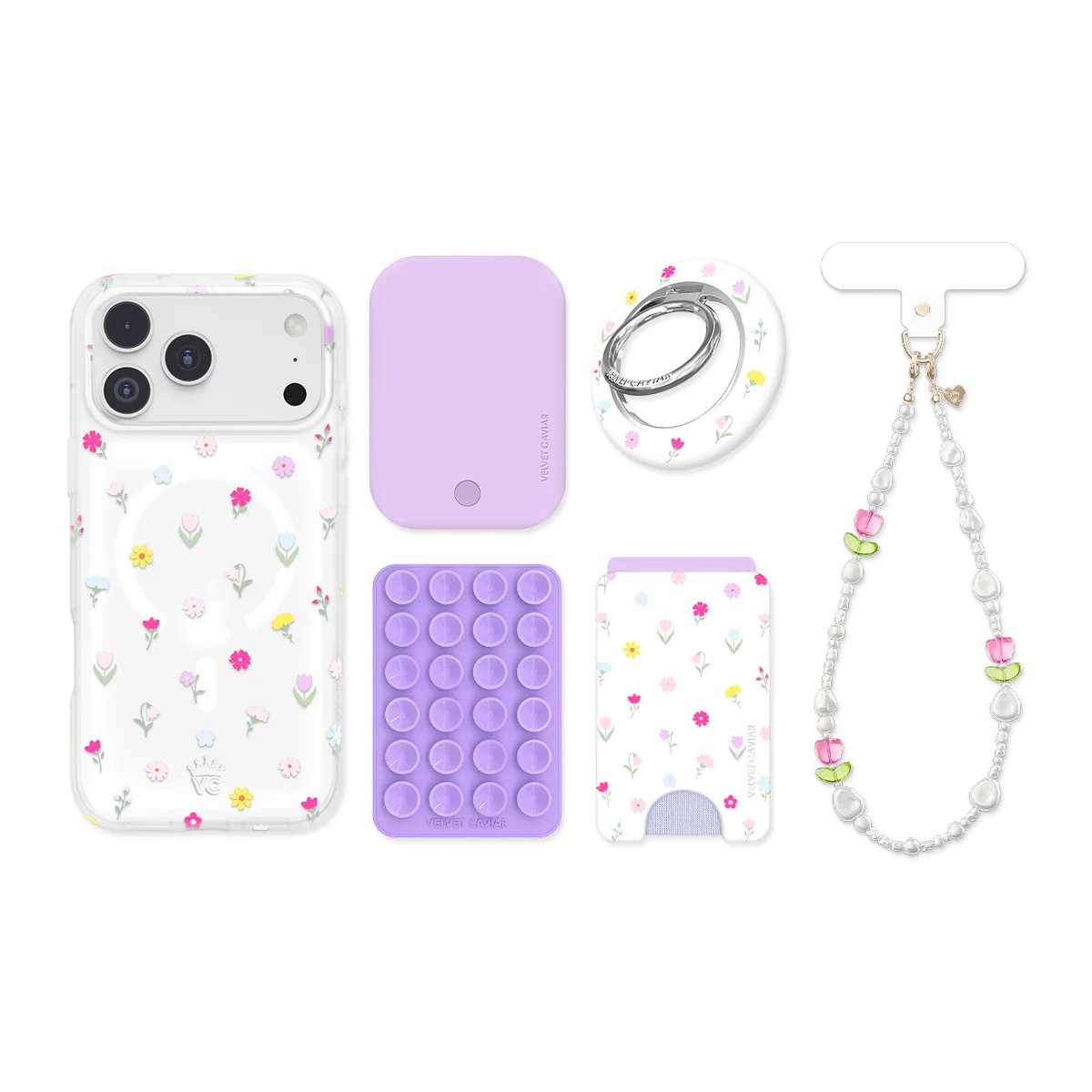 Dreamy Meadow Floral iPhone Bundle Set - Image 92
