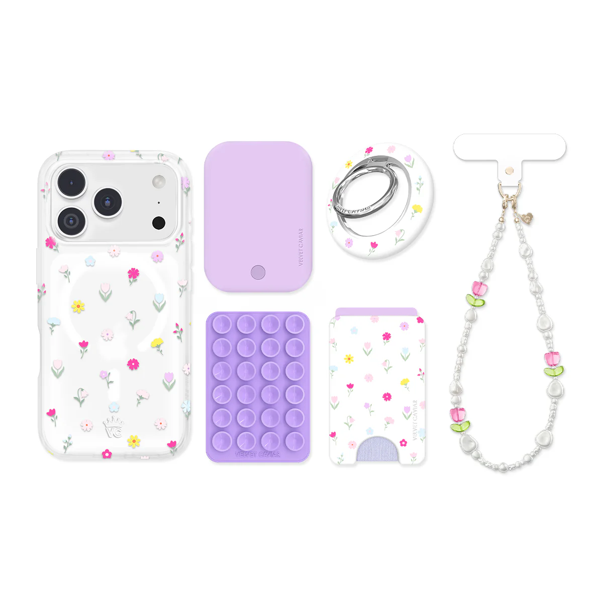 Dreamy Meadow Floral iPhone Bundle Set - Image 99