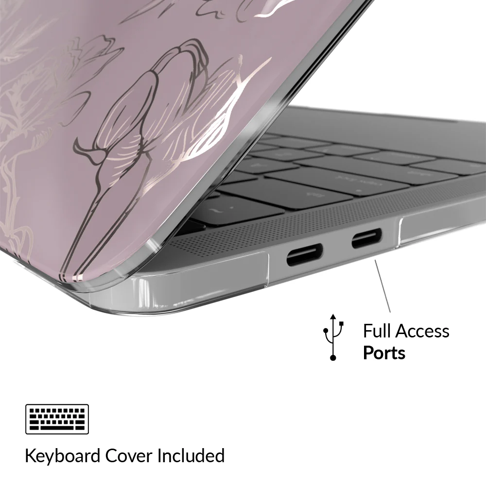 Dusty Floral MacBook Case 2.0 - Image 4