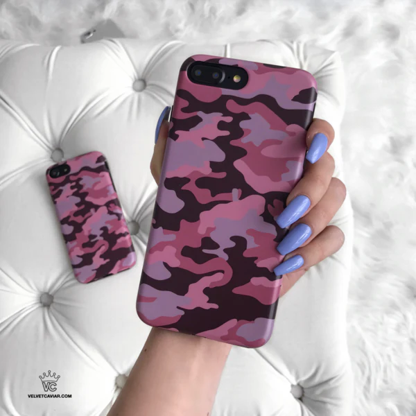 Dusty Rose Camo iPhone Case - Image 42