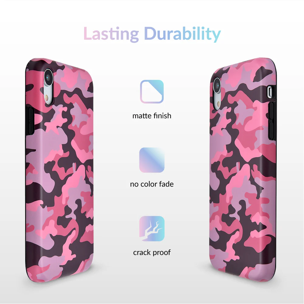 Dusty Rose Camo iPhone Case - Image 46