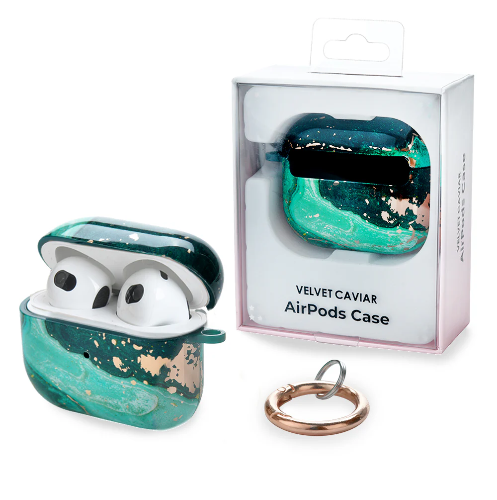 Emerald Marble AirPods Case - Image 15