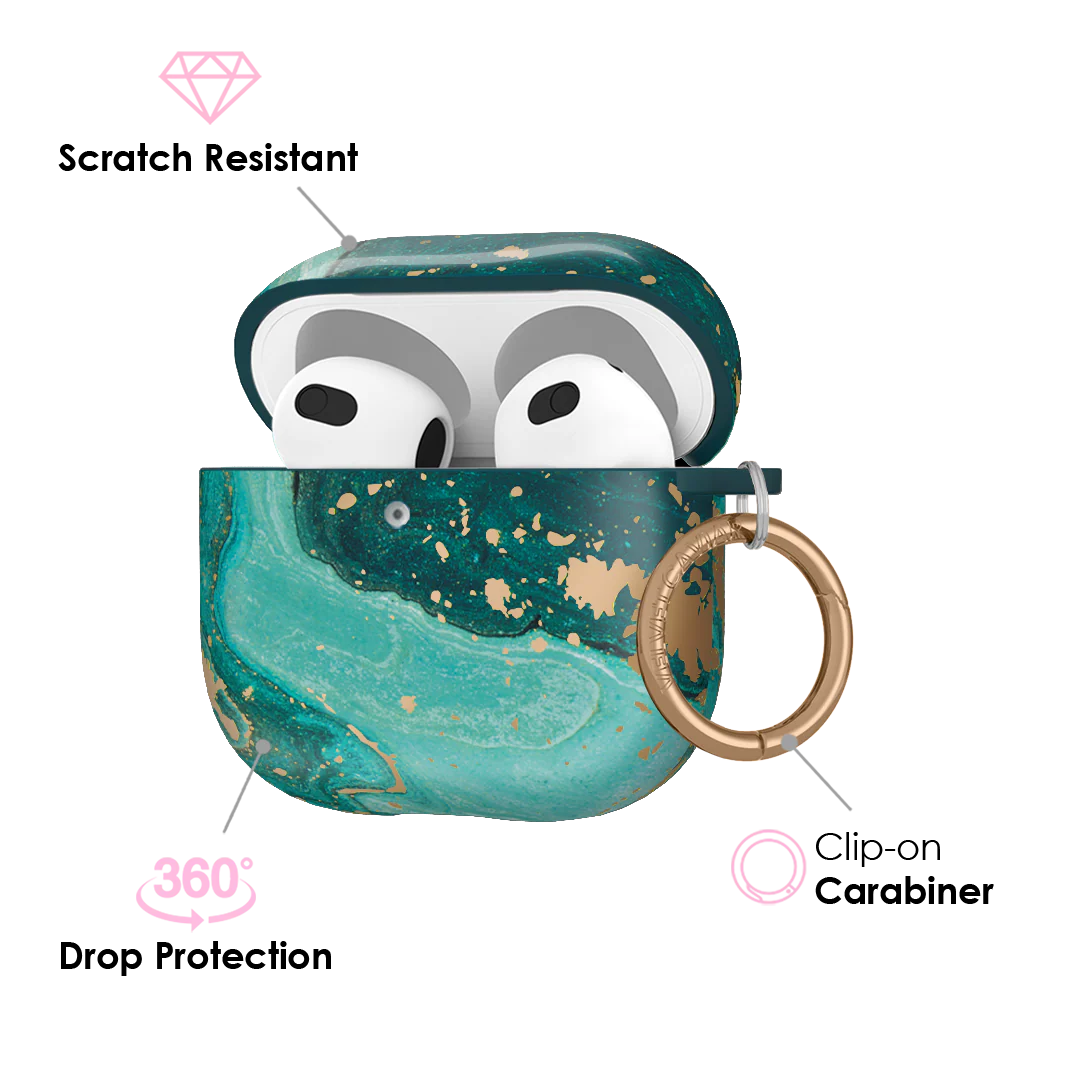 Emerald Marble AirPods Case - Image 18