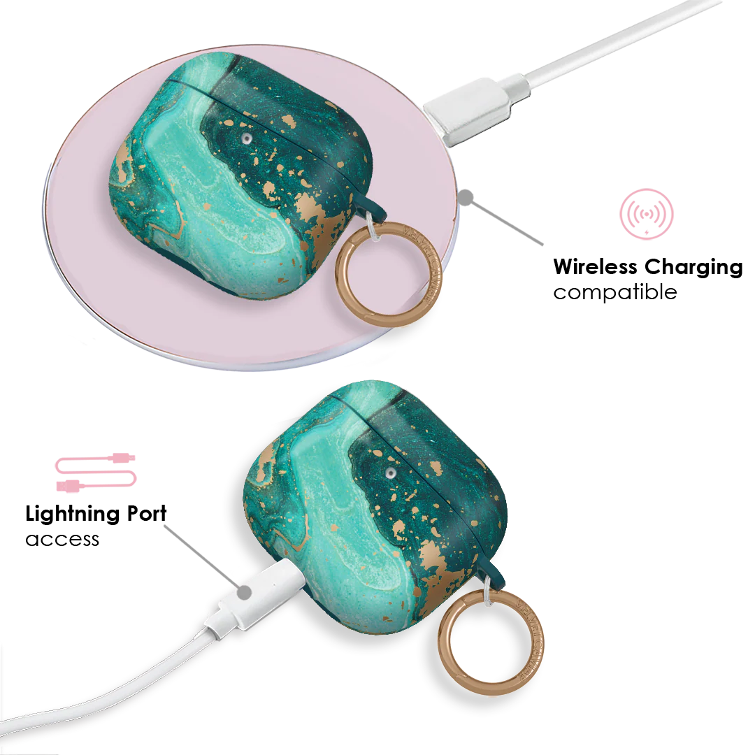 Emerald Marble AirPods Case - Image 19