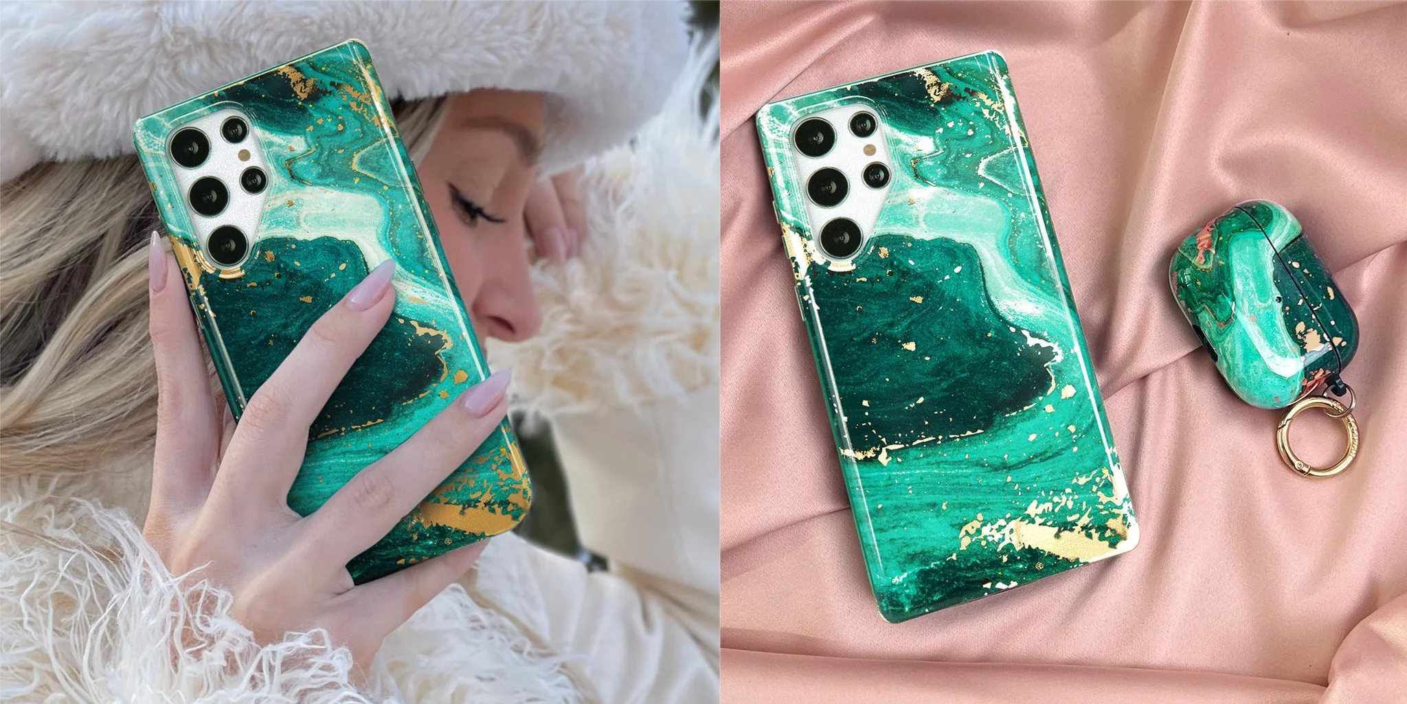 Emerald Marble Samsung Case - Image 55