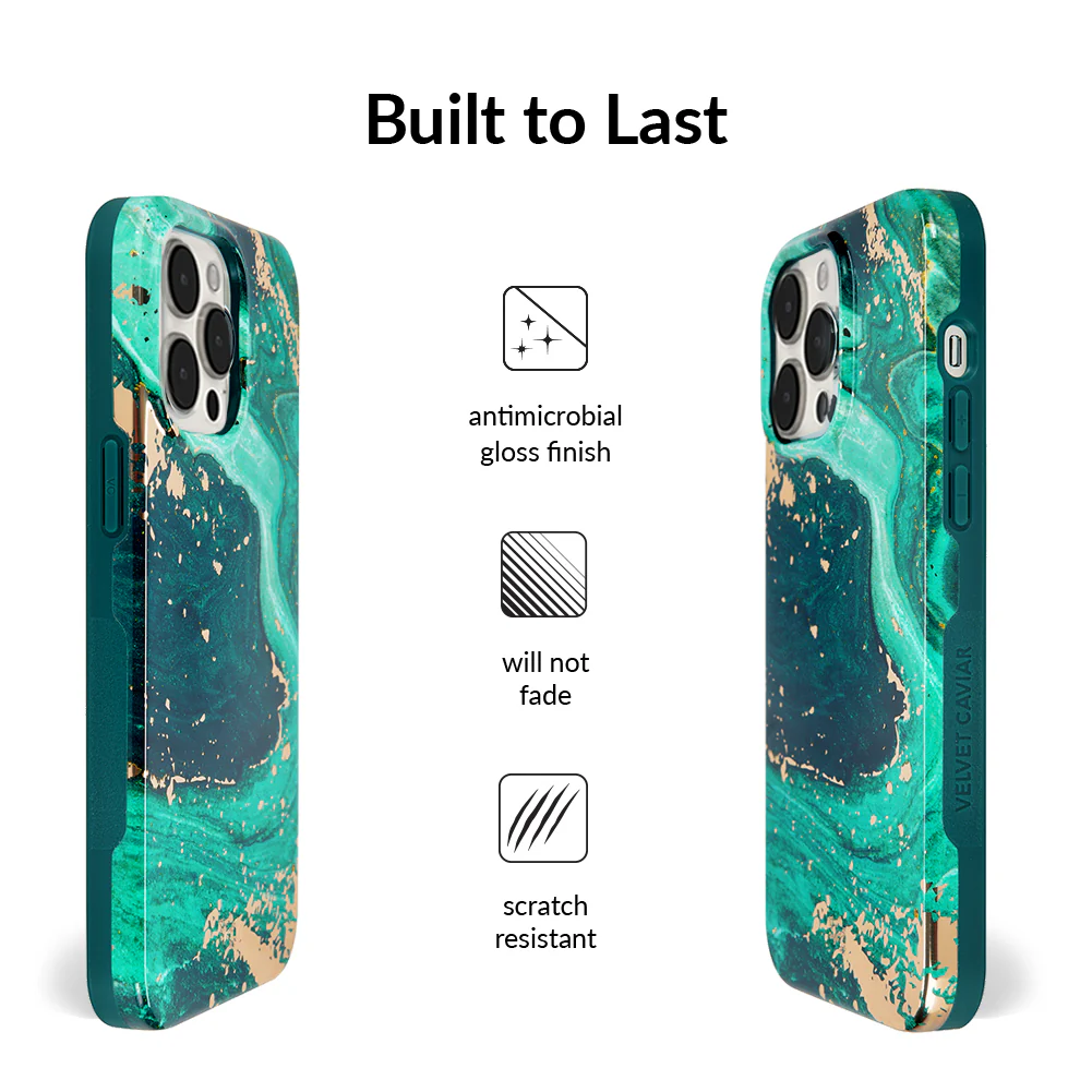 Emerald Marble iPhone Case - Image 11