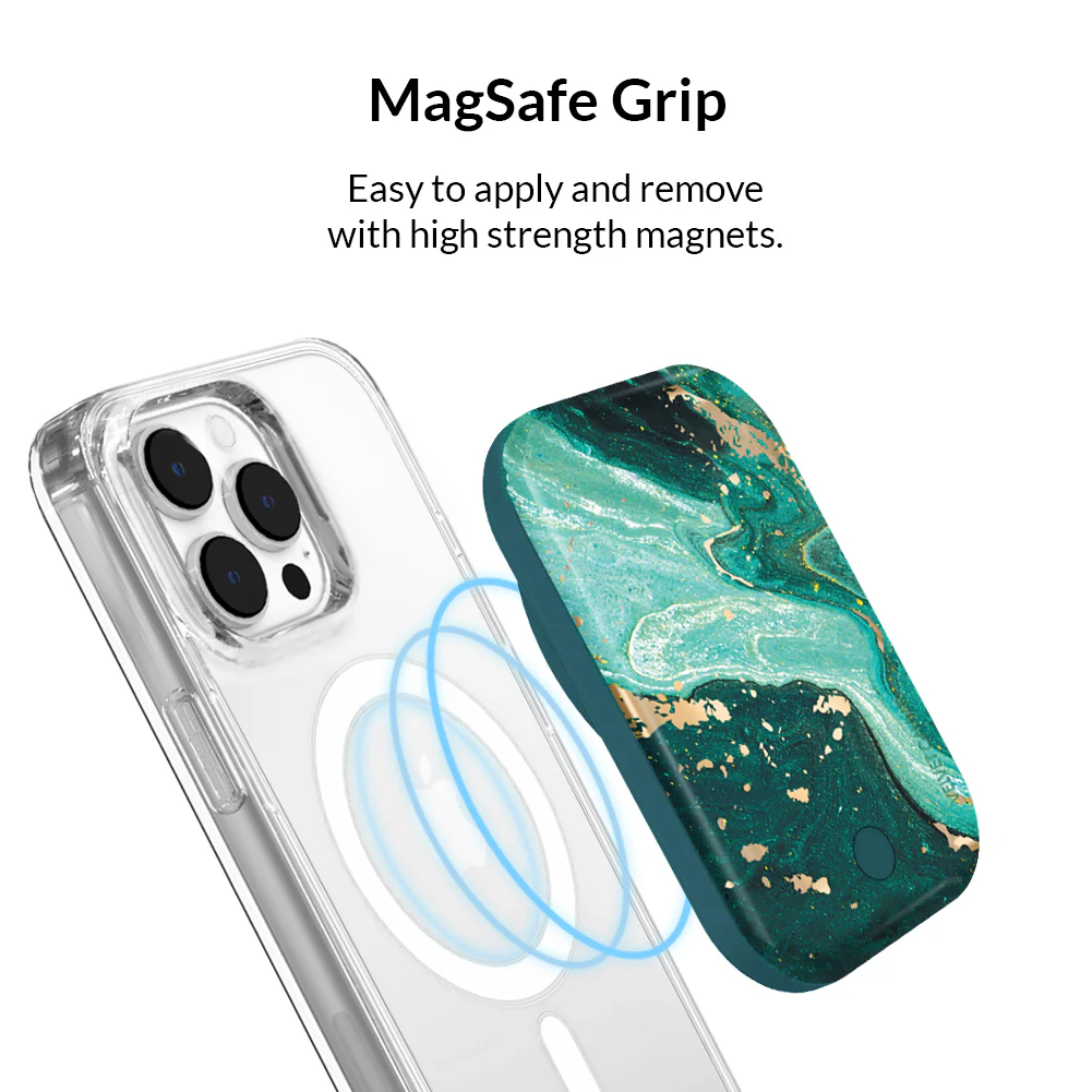 Emerald Marble MagSafe Battery Power Pack - Image 3