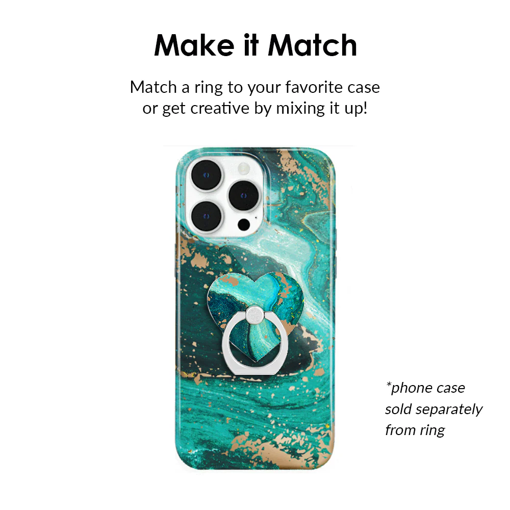 Emerald Marble Phone Ring - Image 3