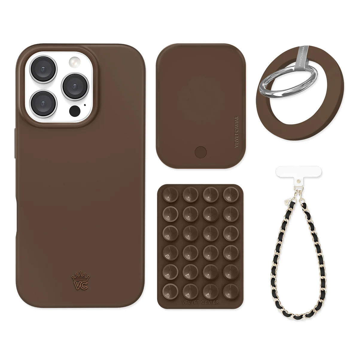 Espresso Brown iPhone Bundle Set - Grip - Image 3