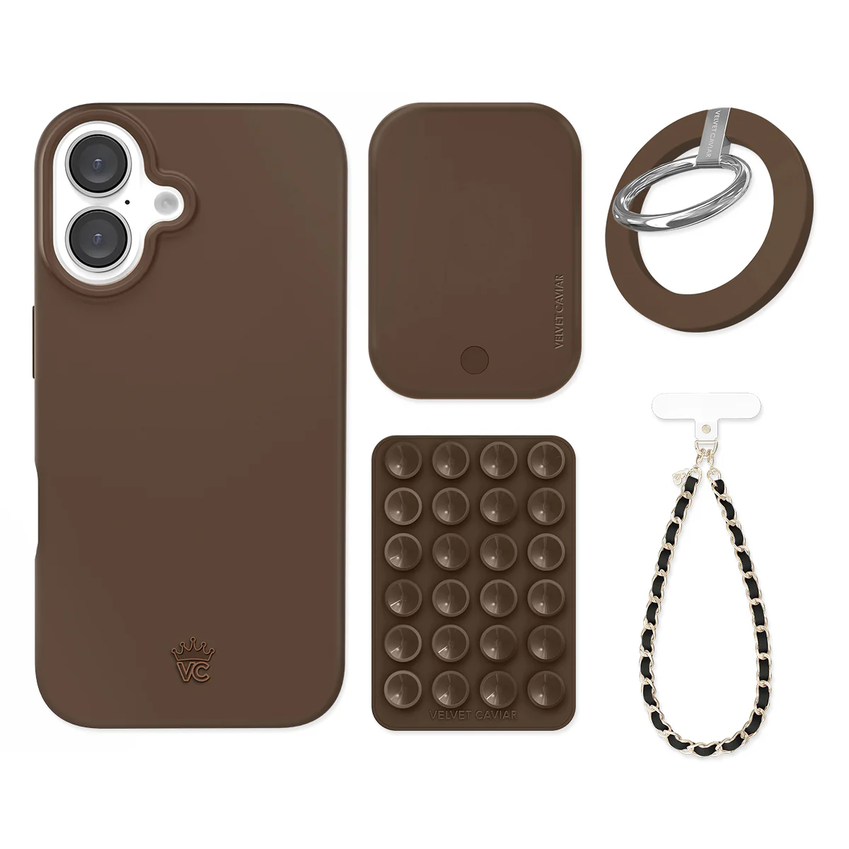 Espresso Brown iPhone Bundle Set - Grip - Image 4
