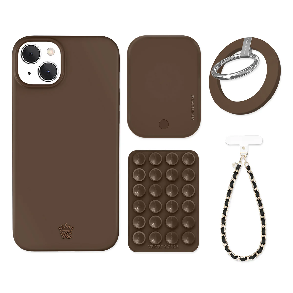 Espresso Brown iPhone Bundle Set - Grip - Image 5