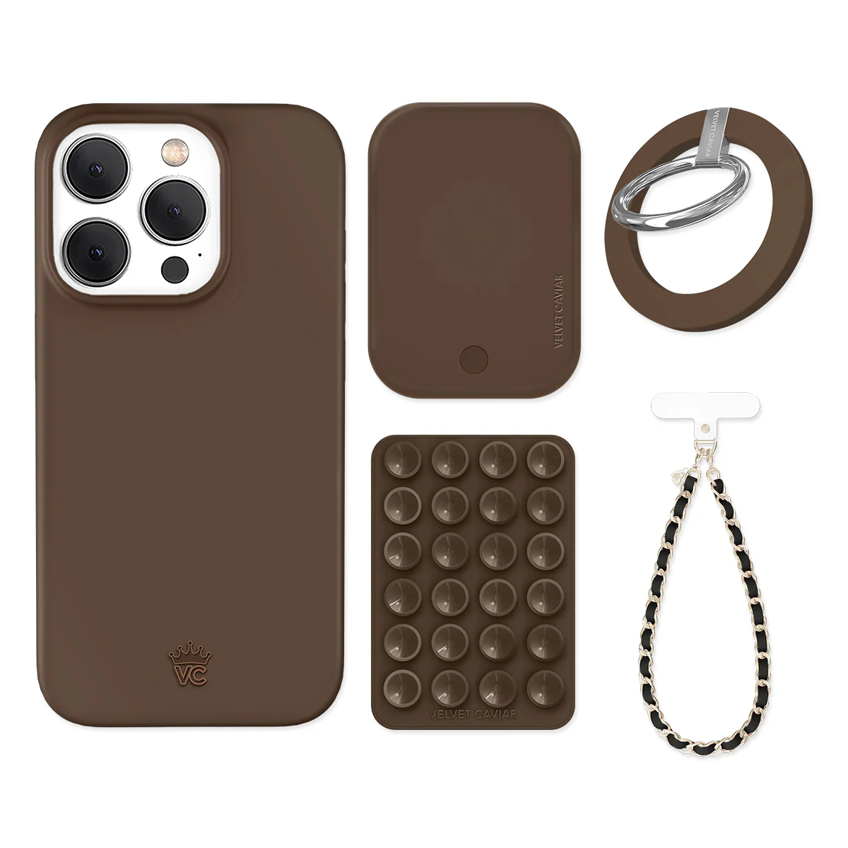 Espresso Brown iPhone Bundle Set - Grip - Image 7