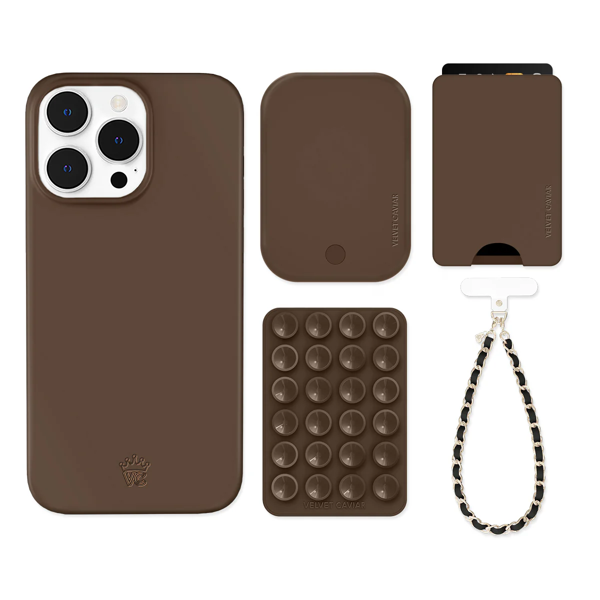 Espresso Brown iPhone Bundle Set - Wallet - Image 10