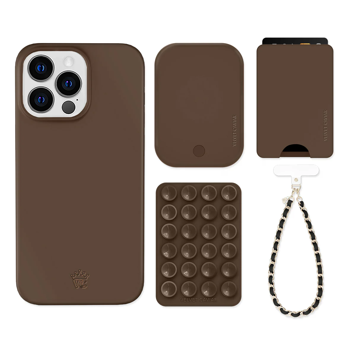 Espresso Brown iPhone Bundle Set - Wallet - Image 16