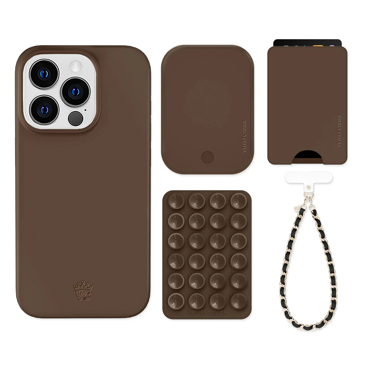 Espresso Brown iPhone Bundle Set - Wallet - Image 17