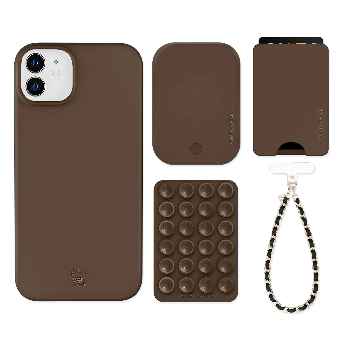 Espresso Brown iPhone Bundle Set - Wallet - Image 18