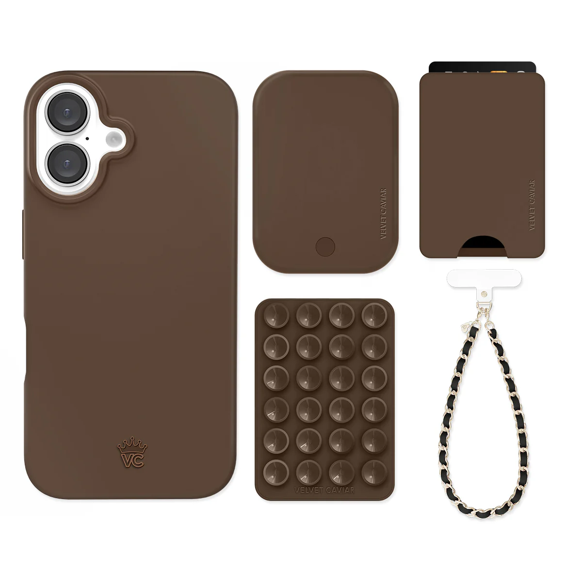 Espresso Brown iPhone Bundle Set - Wallet - Image 4