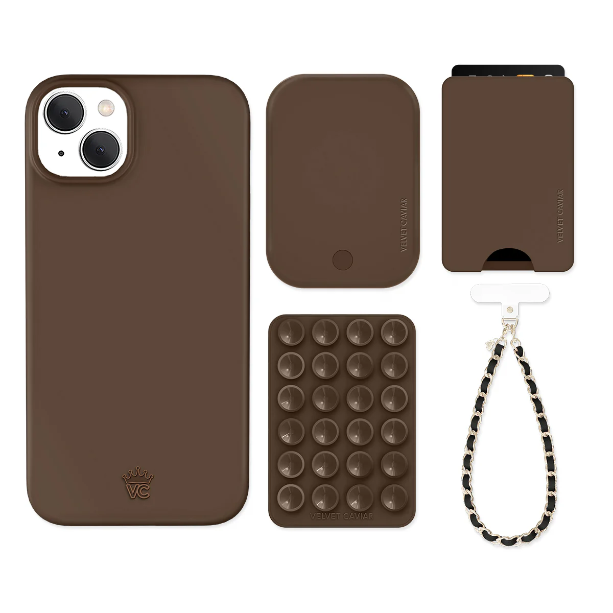 Espresso Brown iPhone Bundle Set - Wallet - Image 5