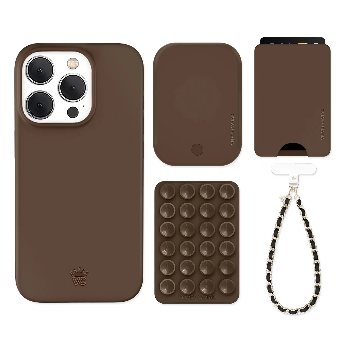 Espresso Brown iPhone Bundle Set - Wallet - Image 7