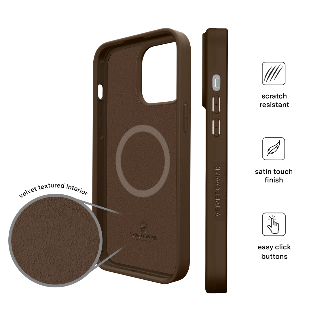 Espresso Brown iPhone Case - Image 111