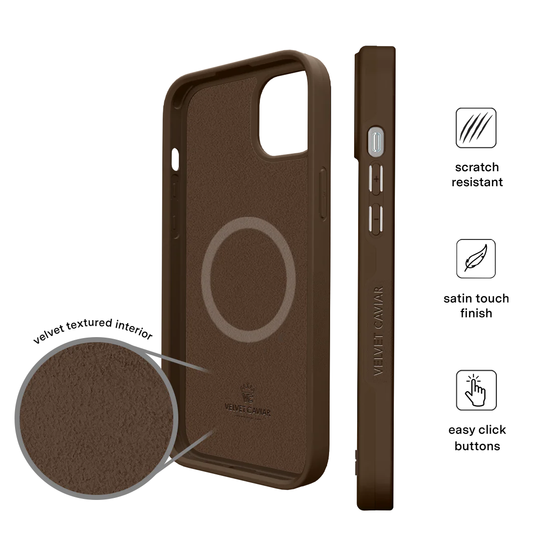 Espresso Brown iPhone Case - Image 34