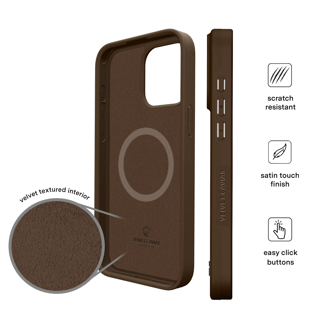 Espresso Brown iPhone Case - Image 41
