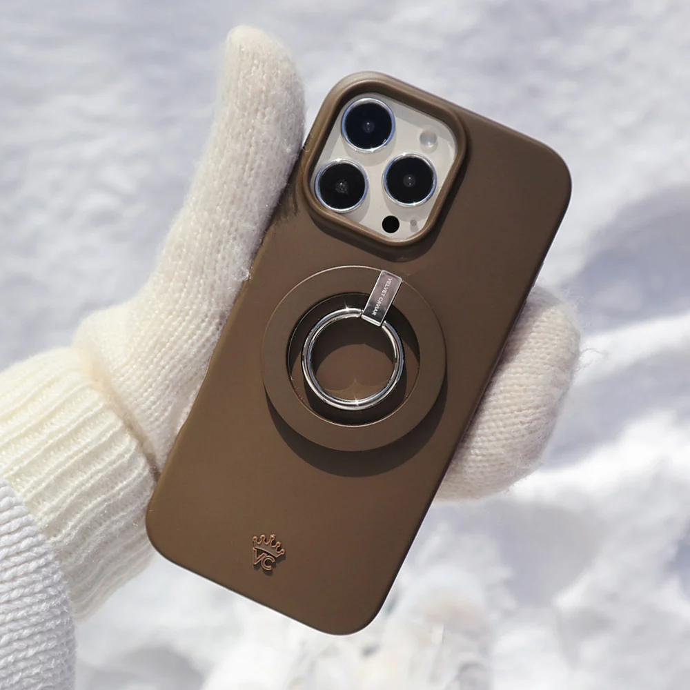 Espresso Brown MagSafe Grip Ring - Image 2