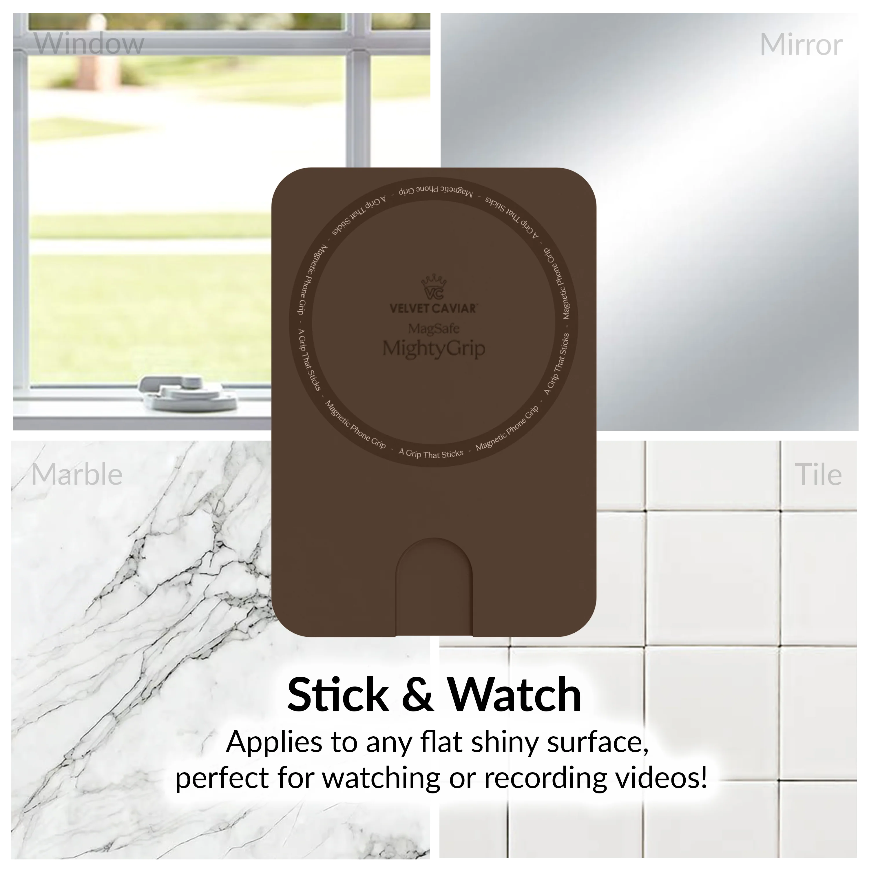 Espresso Brown MightyGrip MagSafe Mount - Image 5