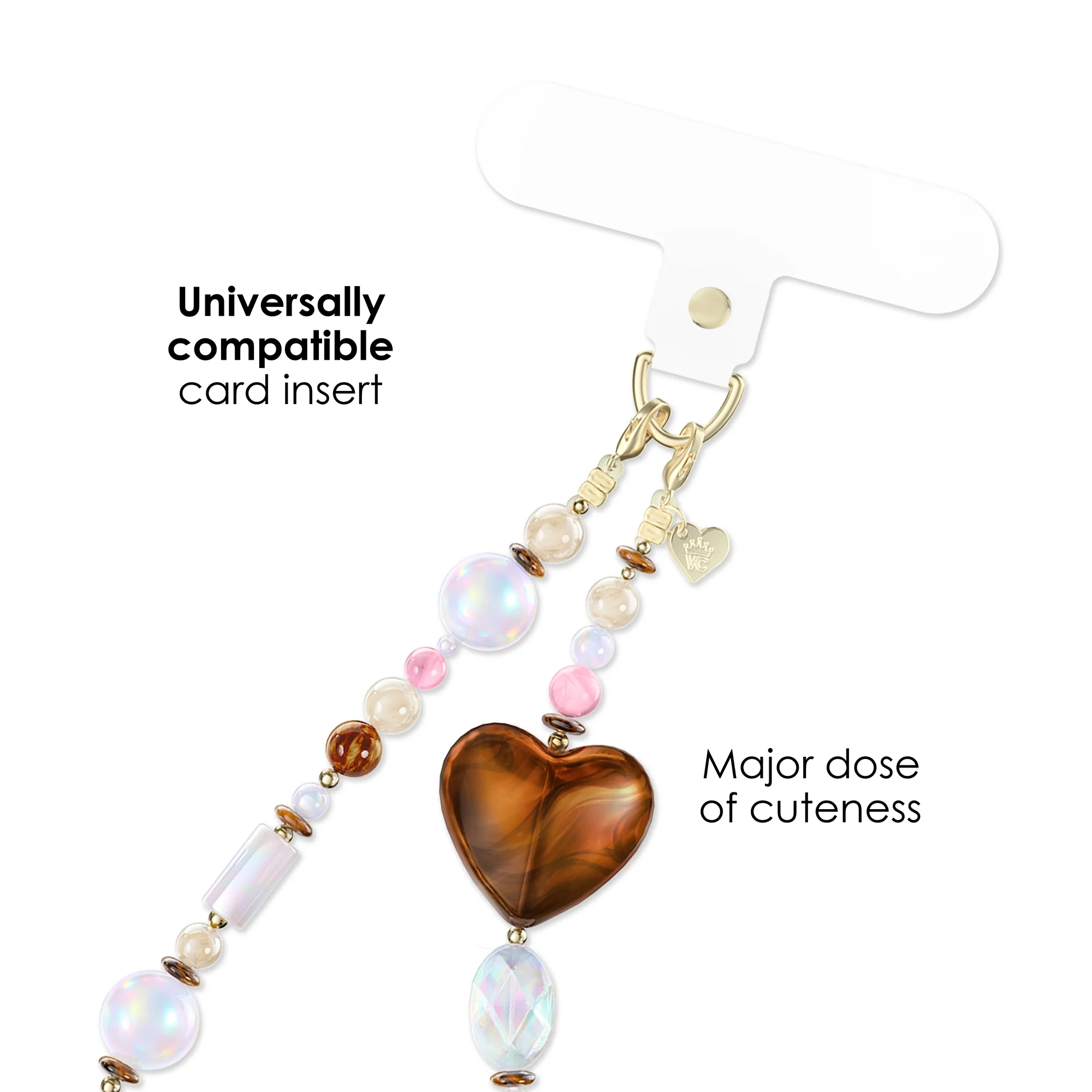 Espresso Stone Phone Charm - Image 3