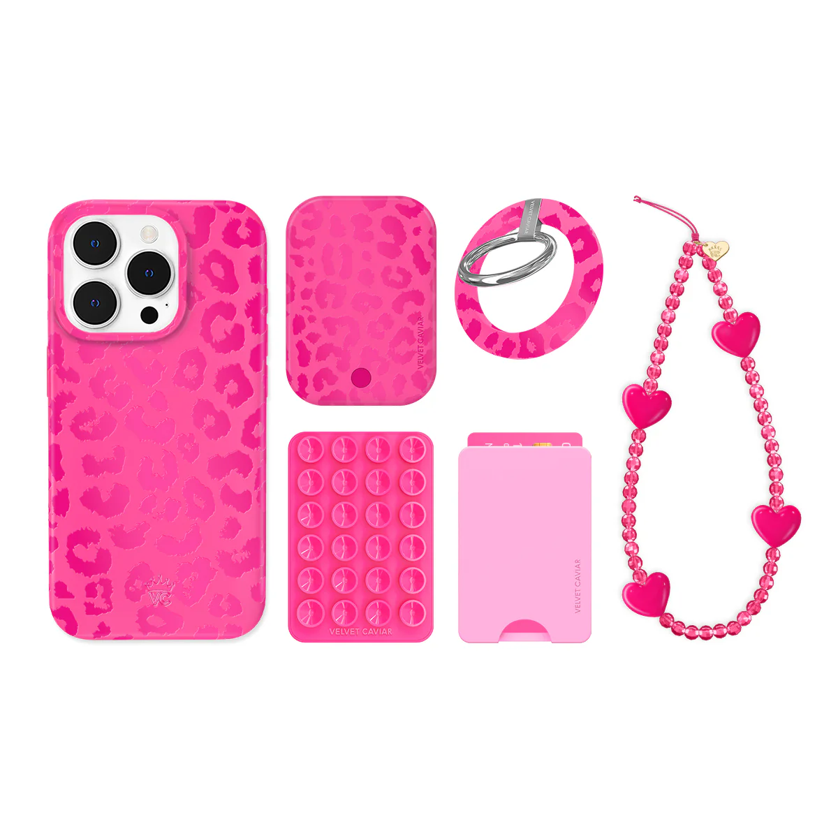 Even Hotter Pink Leopard iPhone Bundle Set - Image 11