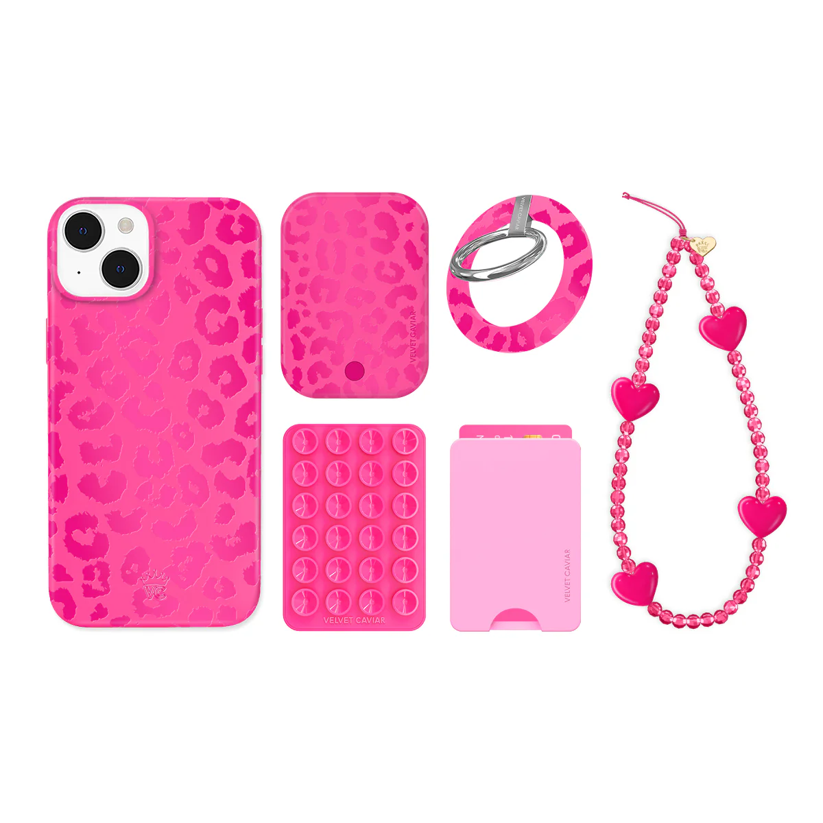 Even Hotter Pink Leopard iPhone Bundle Set - Image 12