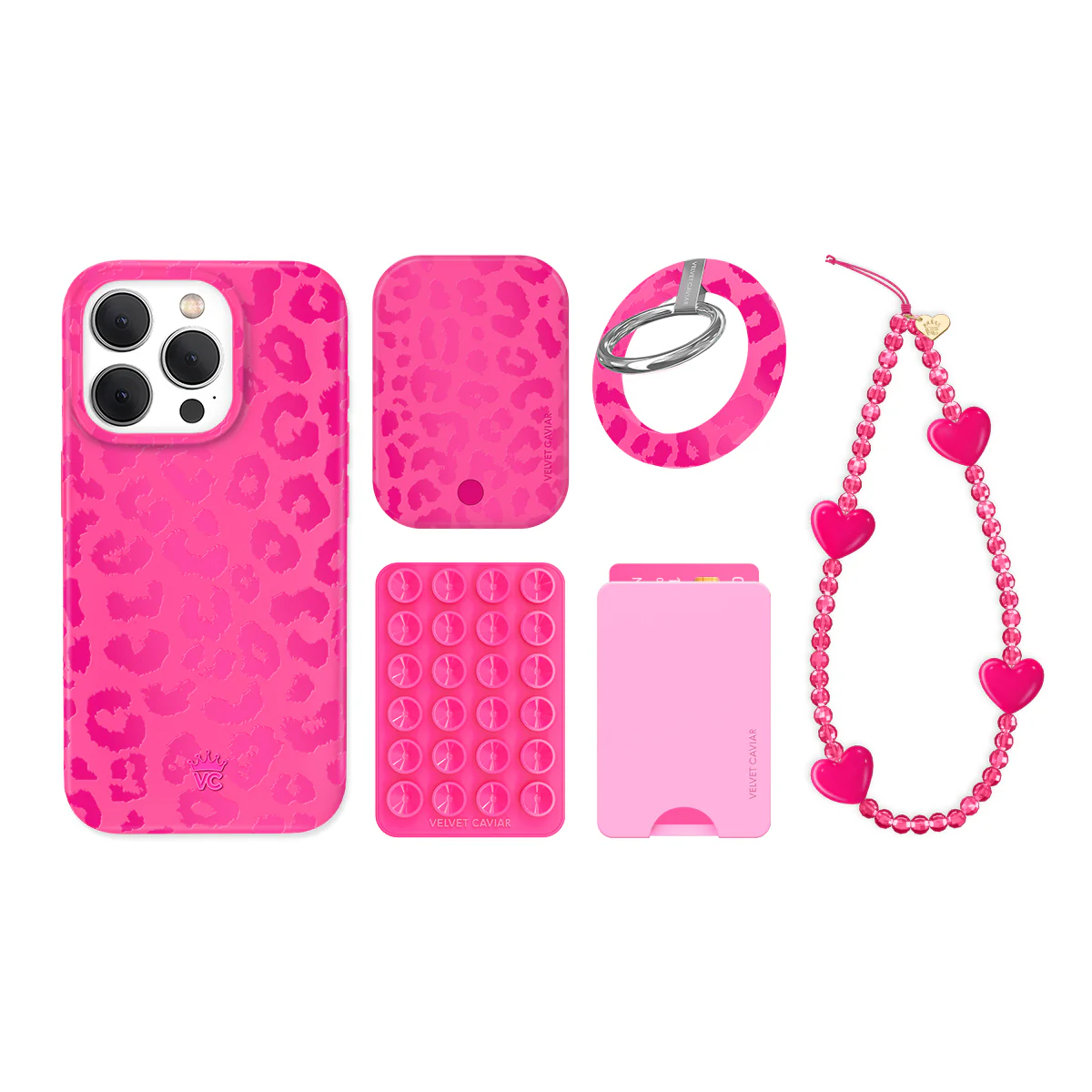 Even Hotter Pink Leopard iPhone Bundle Set - Image 15