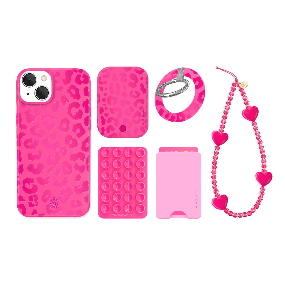 Even Hotter Pink Leopard iPhone Bundle Set - Image 16