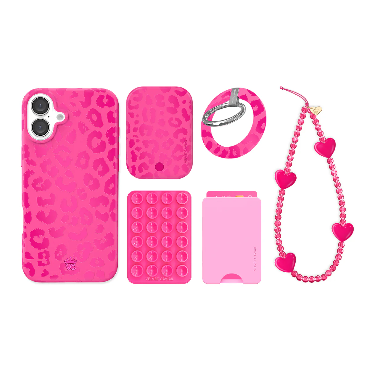 Even Hotter Pink Leopard iPhone Bundle Set - Image 17