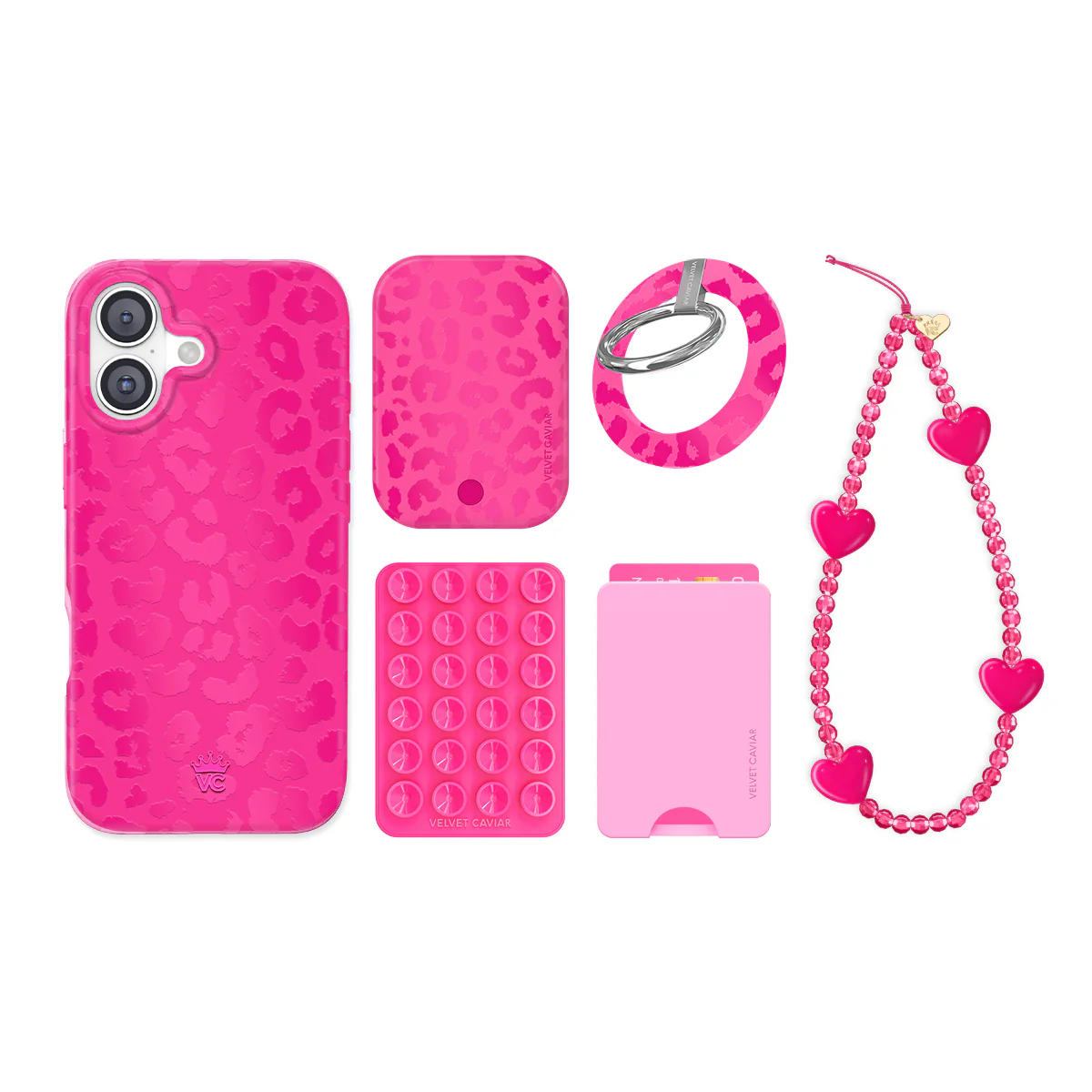 Even Hotter Pink Leopard iPhone Bundle Set - Image 4