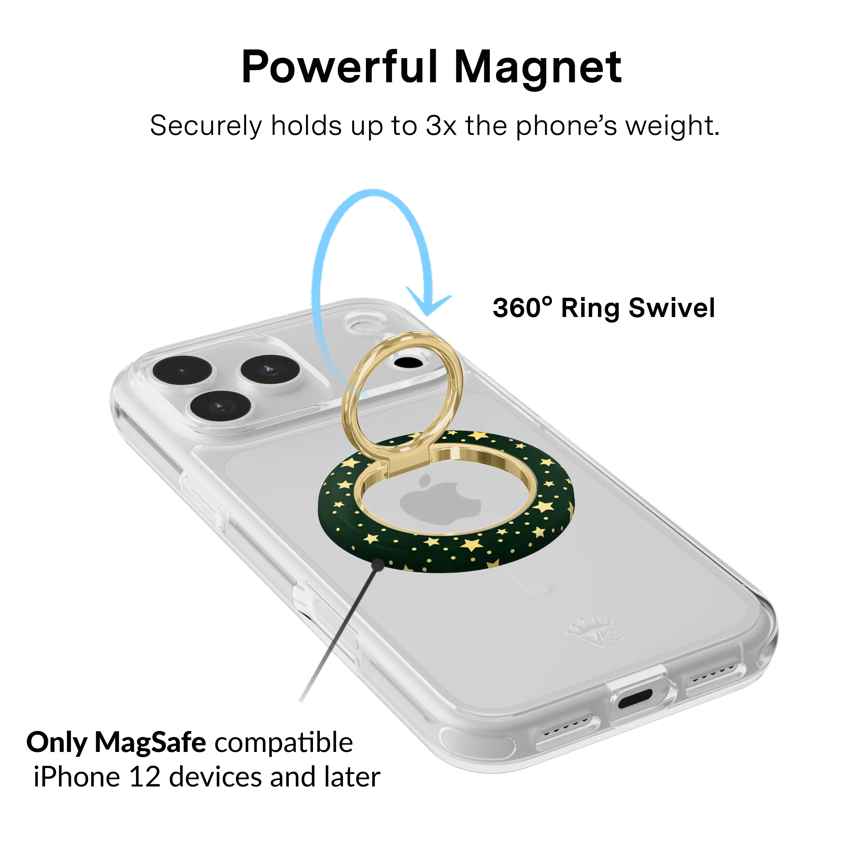 Evergreen Stars MagSafe Grip Ring - Image 3